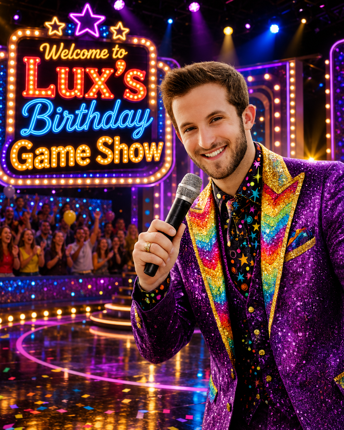Welcome to Lux's Birthday Game Show